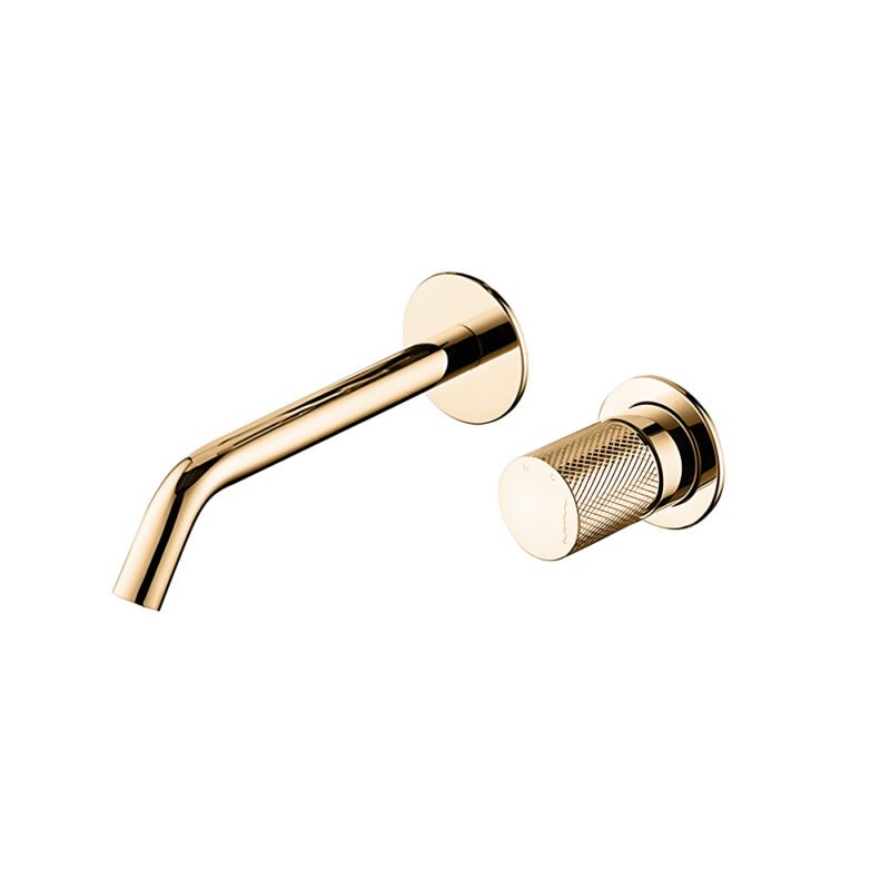 S. Hadjistyllis - Product, Mixer Washbasin LUX070C - Gold Matt