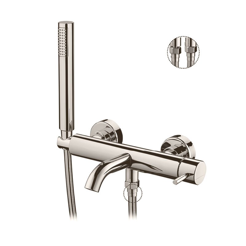 S. Hadjistyllis - Product, Mixer Washbasin SLIMASM040 - satinox