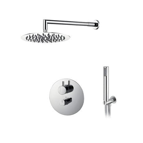 S. Hadjistyllis - Product, Shower System - KC080250INOX - chrome