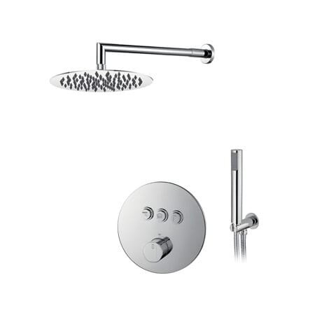 S. Hadjistyllis - Product, Shower System - KC090B3250INOX - chrome