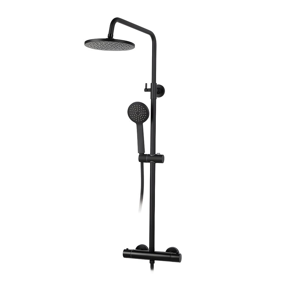 S. Hadjistyllis - Product, Mixer Washbasin SLIMASM- TERC140- ECO200IPR - black matt