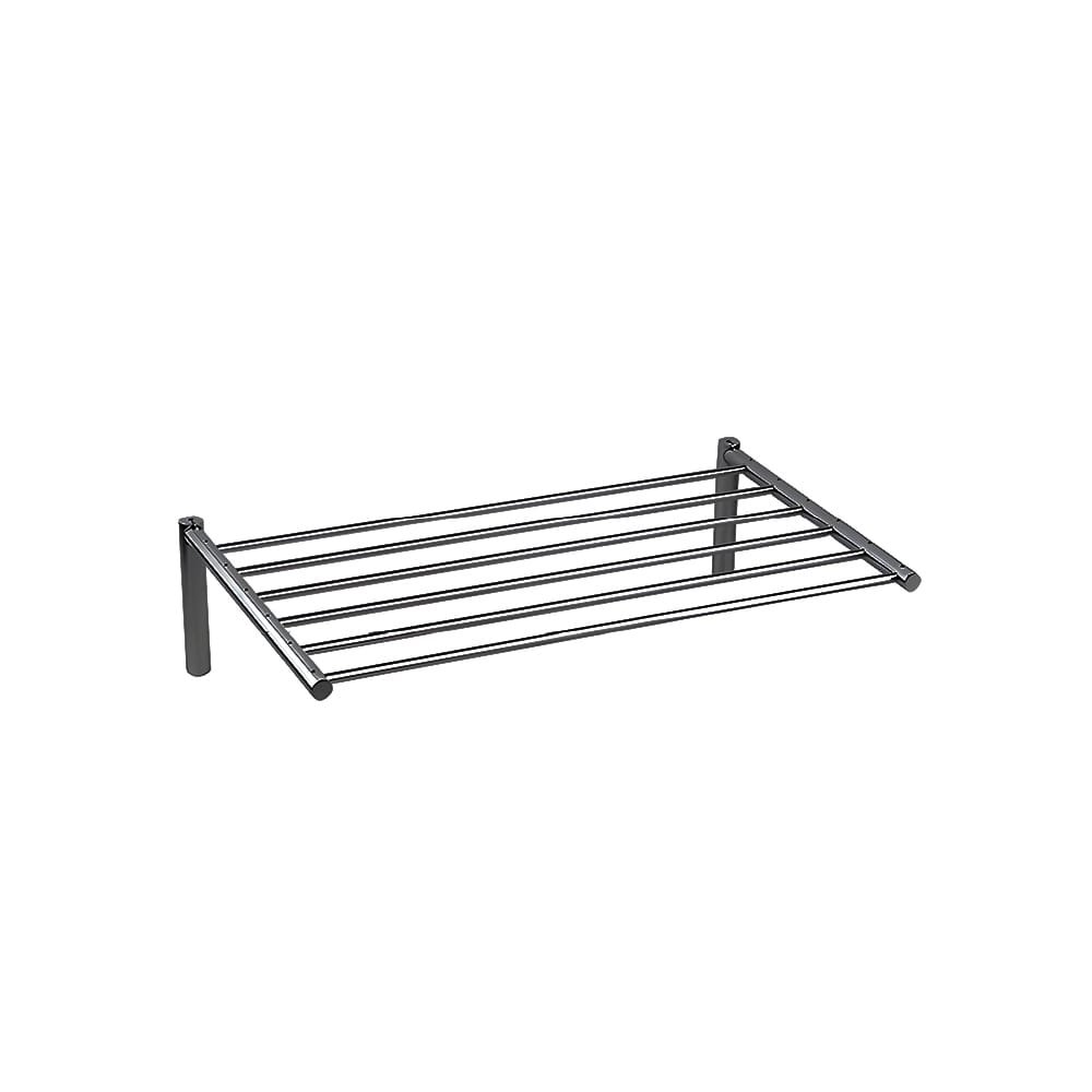 S. Hadjistyllis - Product, Accessories - THC009A - Shelf with Towel Rail - black matt