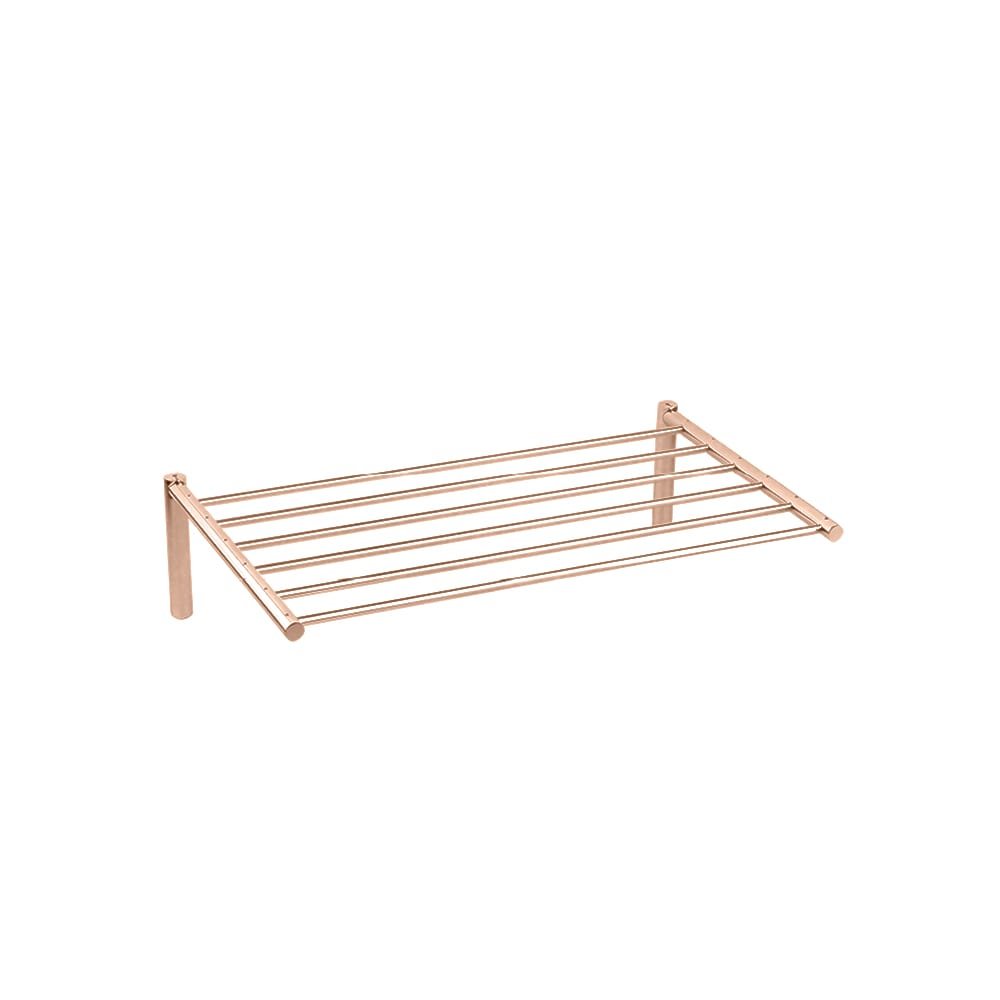 S. Hadjistyllis - Product, Accessories - THC009A - Shelf with Towel Rail - copper matt