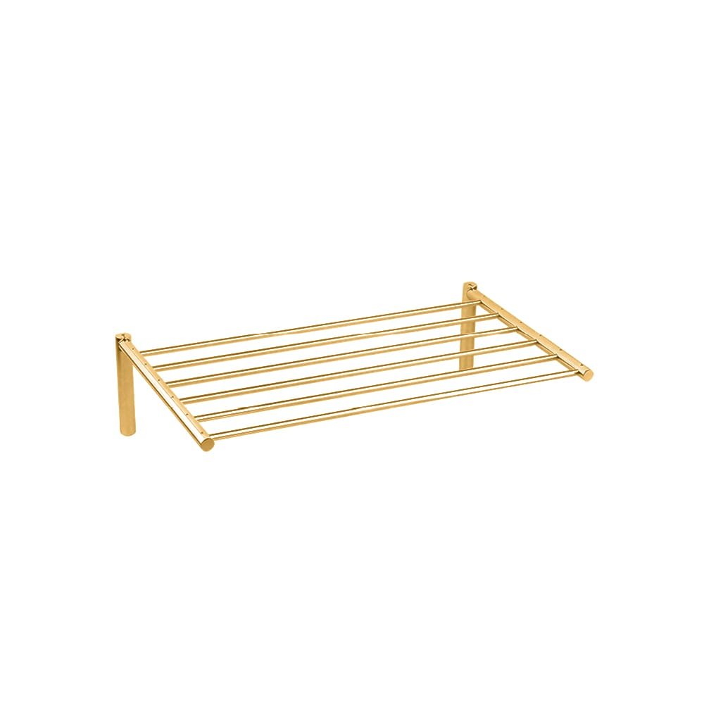 S. Hadjistyllis - Product, Accessories - THC009A - Shelf with Towel Rail - gold matt