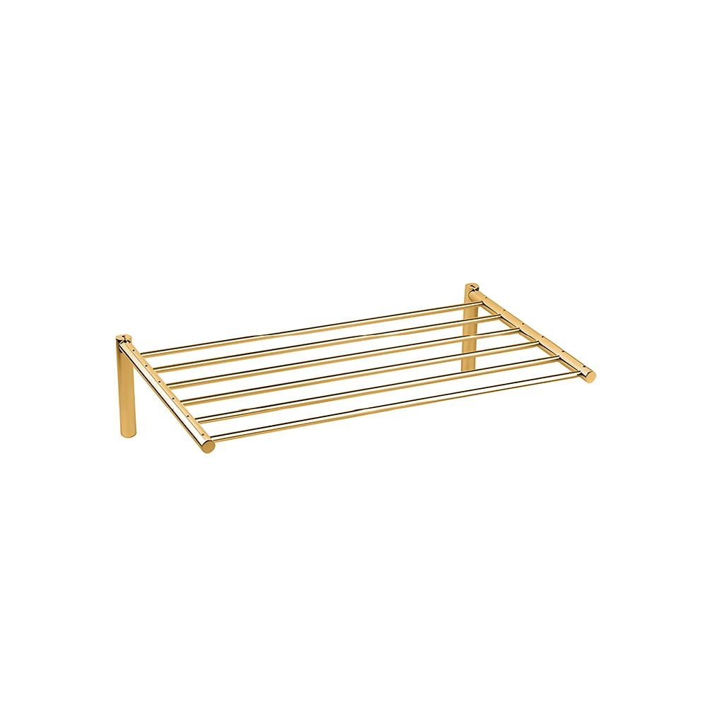 S. Hadjistyllis - Product, Accessories - THC009A - Shelf with Towel Rail - gold